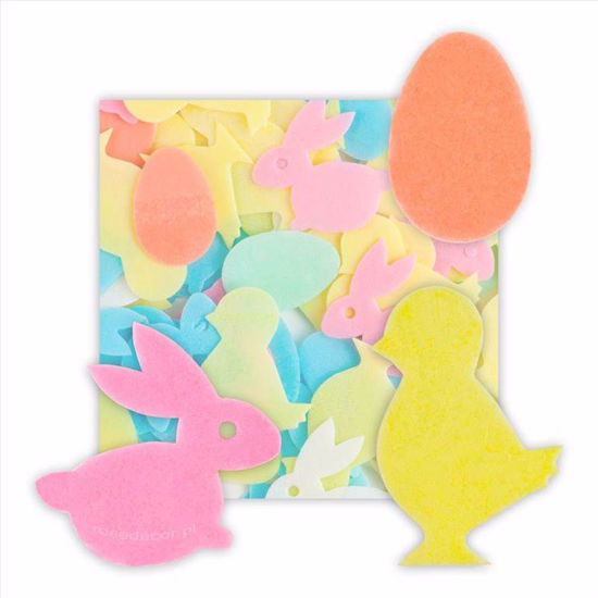 Obrazek DEKORACJA WAFLOWA - MIX WIELKANOCNY 190621 ROSE DECOR 