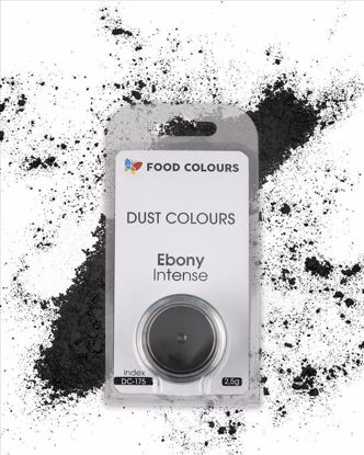 Obrazek BARWNIK DUST COLOURS - EBONY DC-175 2,5g FOOD COLOURS