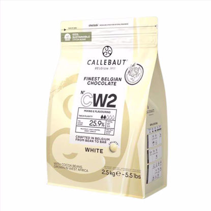 Obrazek CZEKOLADA BIAŁA CW2 2,5KG CALLEBAUT