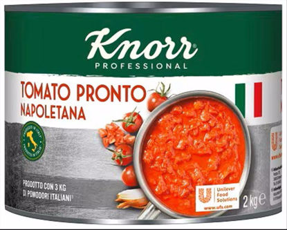 Obrazek SOS POMIDOROWY Z KAWAŁKAMI POMIDORÓW I CEBULI TOMATO PRONTO NAPOLETANA 2KG KNORR 62716253