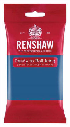 Obrazek MASA CUKROWA RENSHAW EXTRA NIEBIESKA DO POLEWANIA I DEKORACJI BAKELS 250G