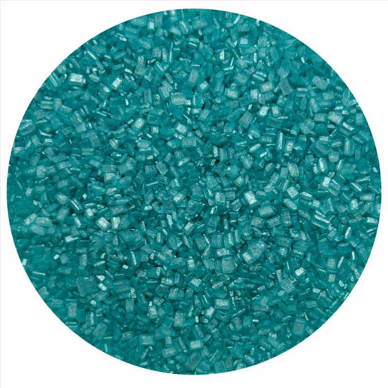 Obrazek POSYPKA CUKROWA KRYSZTAŁKI TURKUSOWE 80G 64140 DEKORPOL