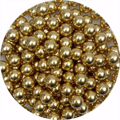 Obrazek POSYPKA CUKROWA ZŁOTE KULKI MS-205 100G HOKUS