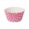 Obrazek PAPILOTKA DO MUFFINEK POLKA W BIAŁE GROSZKI RÓŻOWE OP.90SZT. ALFATEC
