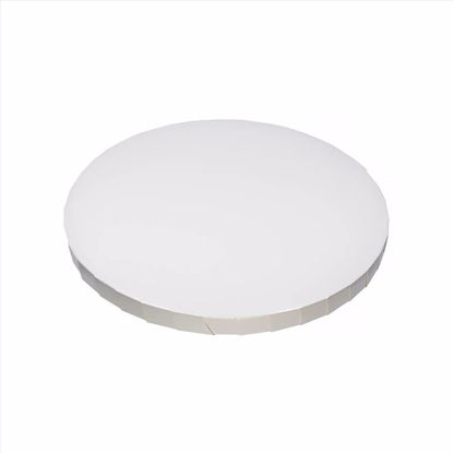 Obrazek PODKŁAD POD TORT ANGIELSKI STYRODUROWY - PERŁOWY 25CM PAPILART