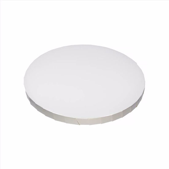 Obrazek PODKŁAD POD TORT ANGIELSKI STYRODUROWY - PERŁOWY 30CM PAPILART