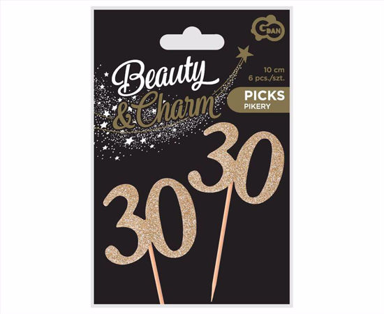 Obrazek PIKERY "30" ZŁOTY QT-P30Z GODAN