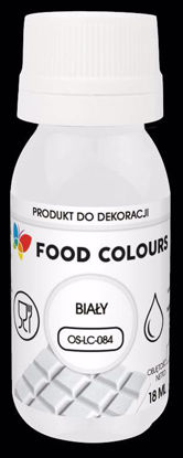 Obrazek BARWNIK DO CZEKOLADY WHITE OS-LC-084 18ML. FOOD COLOURS 