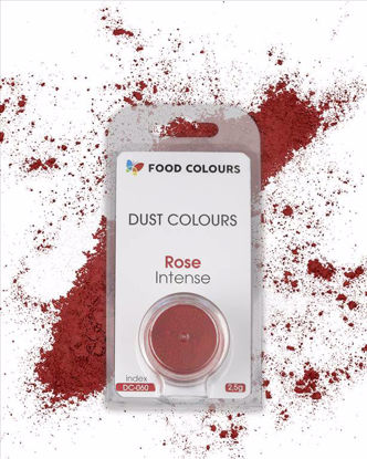 Obrazek BARWNIK SPOŻYWCZY CZERWONY DUST COLOURS - ROSE 2,5g DC-060 FOOD COLOURS