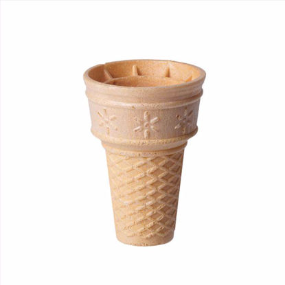 Obrazek KUBEK DO LODÓW KANADYJSKI ŚREDNI MADREN 450 SZT. NR. 04 WAFLE WYTŁACZANE