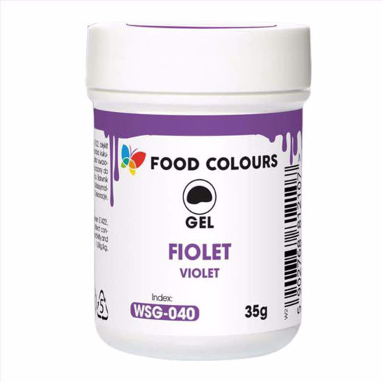 Obrazek BARWNIK ŻEL FIOLET WSG-040 35G FOOD COLOURS