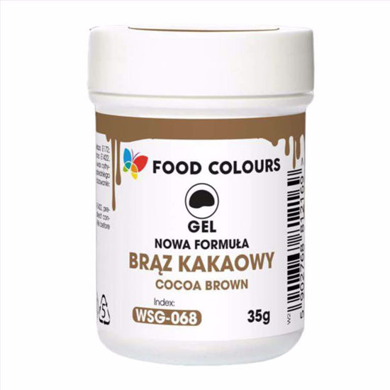 Obrazek BARWNIK ŻEL KAKAOWY WSG-068 35G FOOD COLOURS