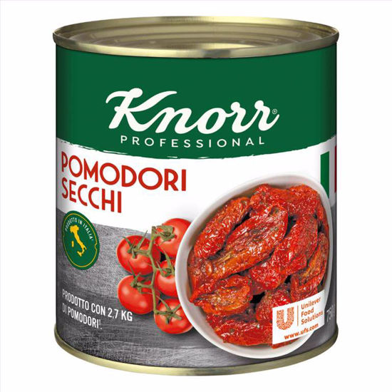 Obrazek POMIDORY SUSZONE SECCHI W OLEJU SŁONECZNIKOWYM 750G KNORR 68613230